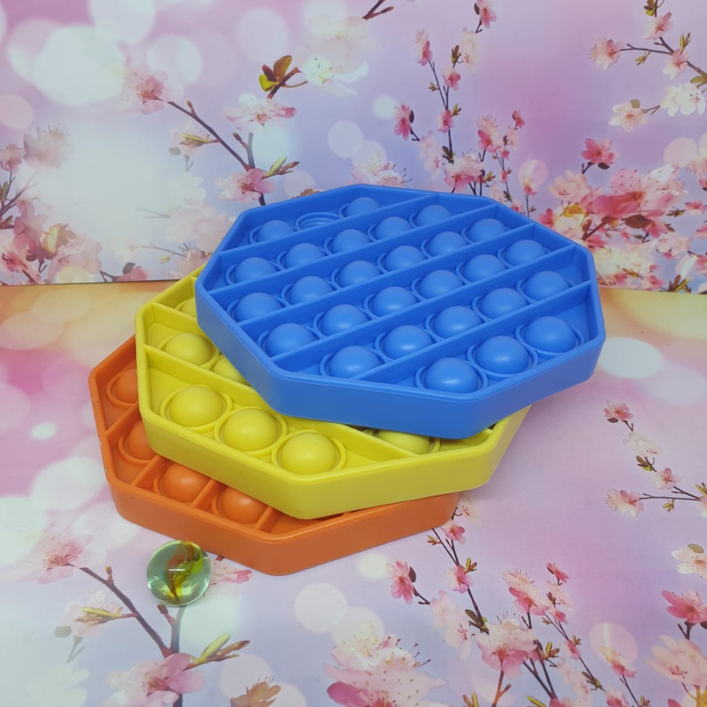 8T NEW FIDGET POP IT MURAH POP IT RAINBOW POP IT VIRAL TIKTOK-LIMAS POLOS RANDOM
