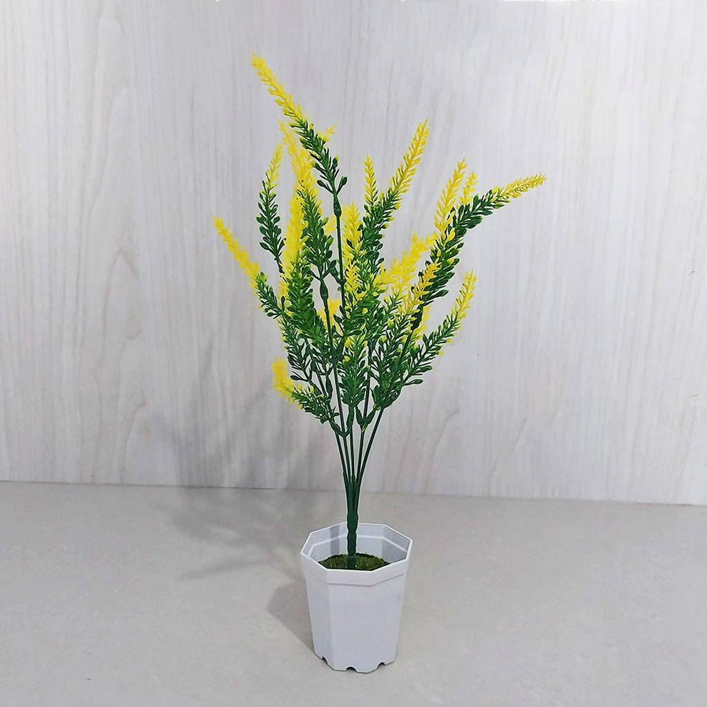 Tanaman Bunga Hias Pot Tanaman Bunga Plastik Ornamen Pajangan Rumah Artificial Decoration Flower Daun Sintetis Azgalery PBP41