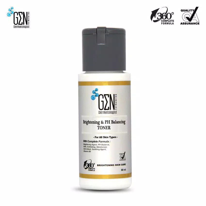 GEN Dermatologist Brightening & PH Balancing Toner 60ml
