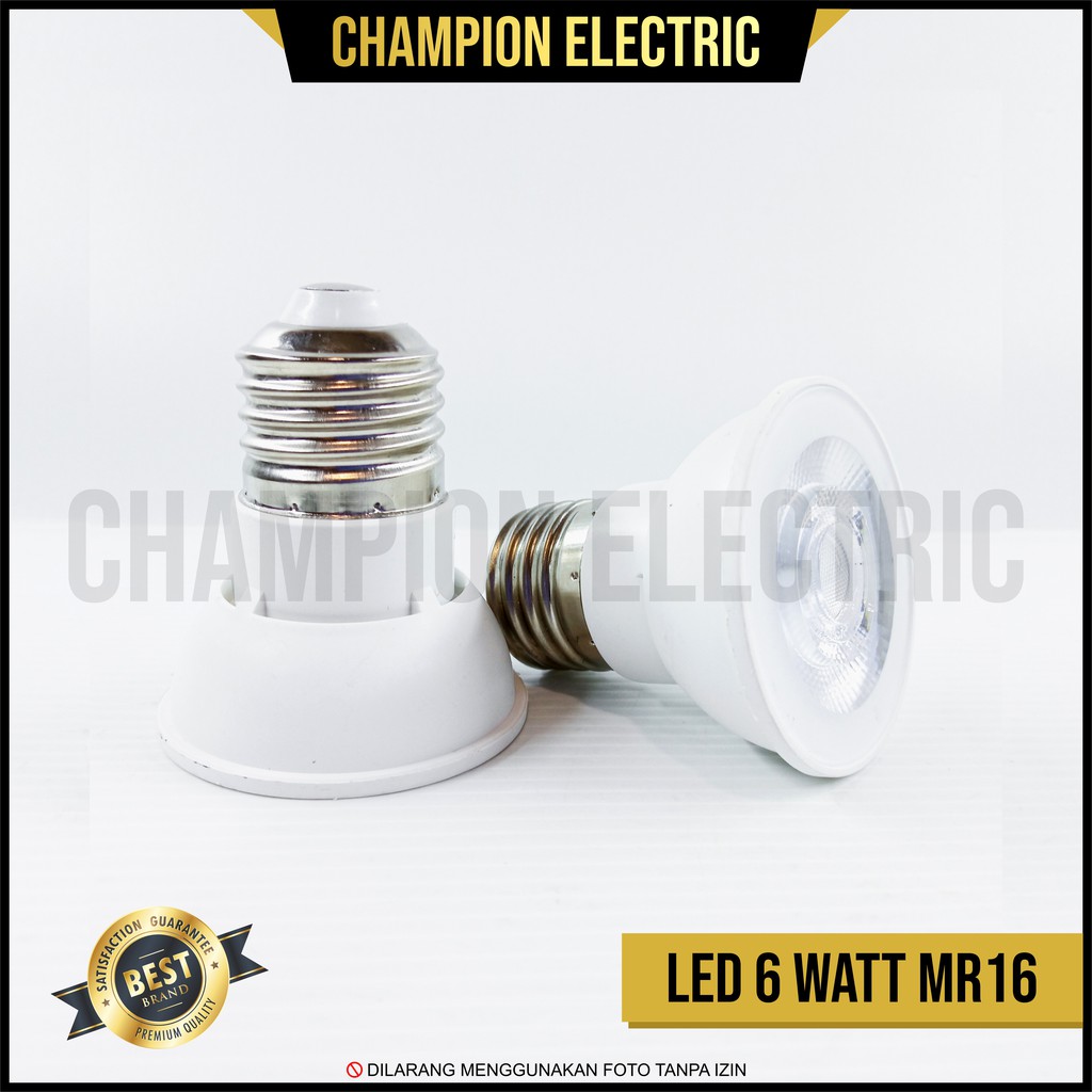 Lampu Sorot LED Bohlam Halogen 3W–12W (3W 5W 7W 12W) - Spotlight Fitting E27 dan MR16