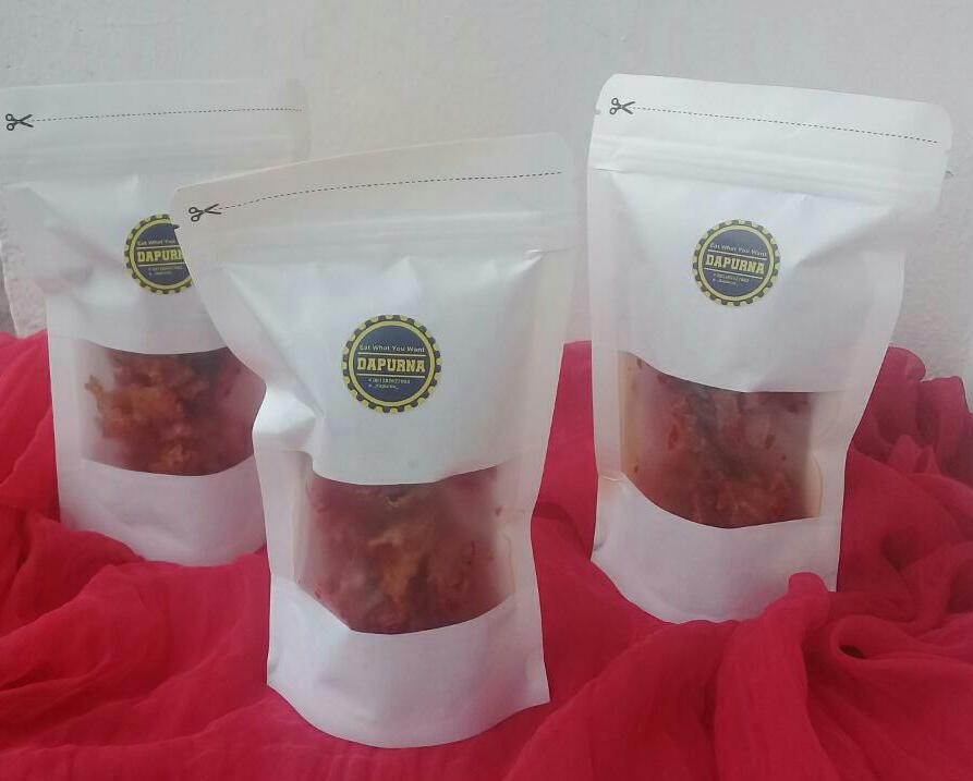 Standing Pouch Varian Kraft Putih Window / Plastik Zipper Ziplock Kemasan Aneka Snack Murah Satuan