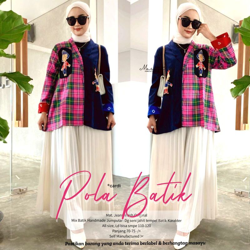 masayu-pola cardi batik