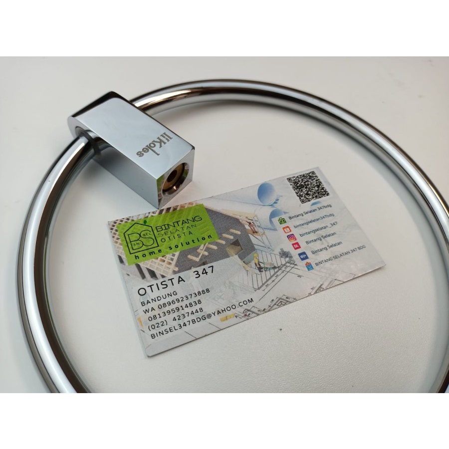 TOWEL RING KOLES  GANTUNGAN HANDUK KECIL RING DINDING KAMAR MANDI