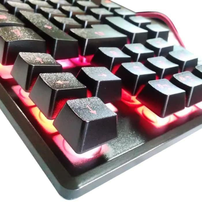 Keyboard Gaming NYK K01 / K-01 RGB TKL Rainbow Backlight