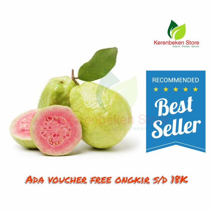 

buah jambu batu / jambu biji merah per 1kg