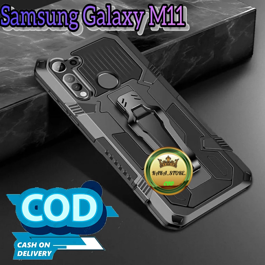 CASING HP SAMSUNG GALAXY M11/A11 MODEL BARU HARD CASE KLIP KESING SILIKON STANDING CASE.