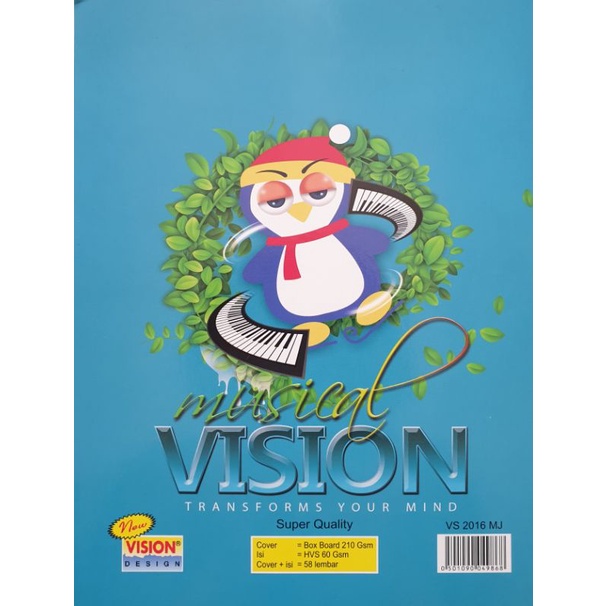 Buku tulis menulis YUVI atau VISION 58 setara SIDU