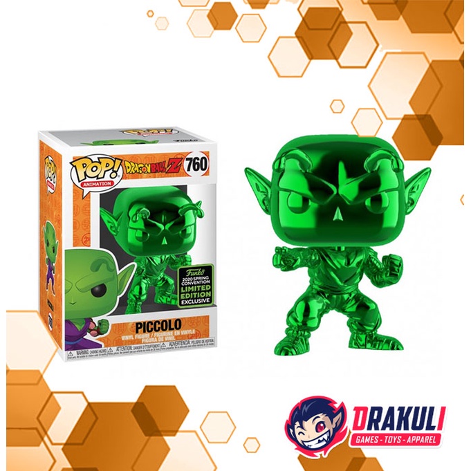 Toys Funko Pop! Dragon Ball Z – Piccolo (Green Chrome) (2020 ECCC Exclusive)