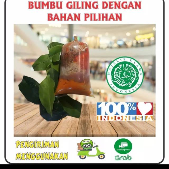 

Bumbu pepes ikan untuk 1 kg