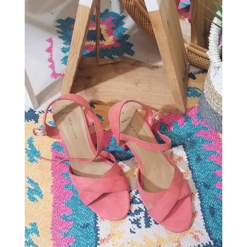 [preloved] New Look Pink Sandal Heels