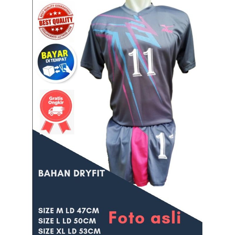 Baju Jersey bola/ futsal/ volly miz*no