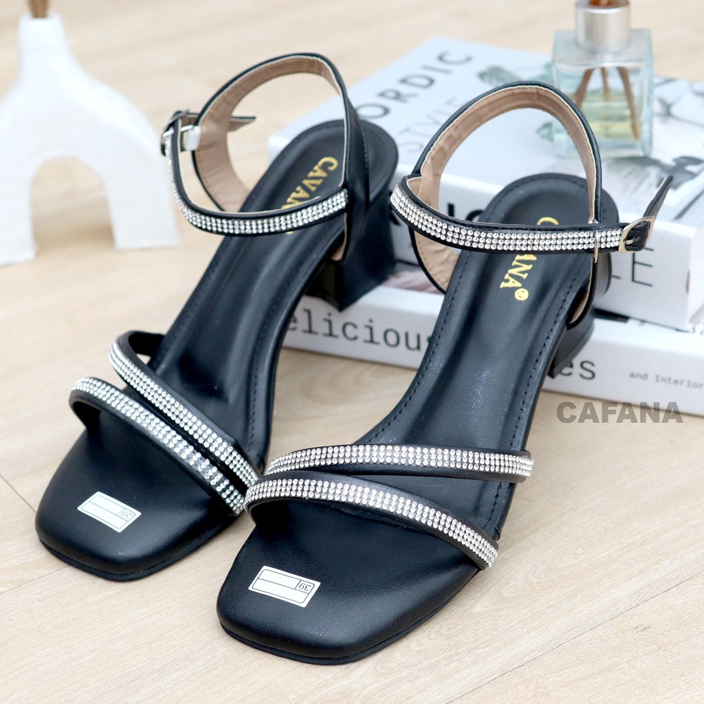 Sandal Hak Tahu Wanita Permata Allona SDH279