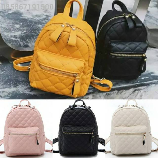 Tas wanita ransel backpack miniso tas mini import murah