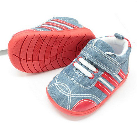 Walker Shoes Catell Love Jeans light Blue / sepatu bayi anak
