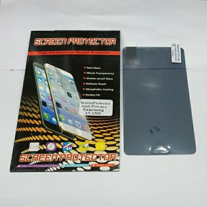 SAMSUNG A500/ GALAXY A5 Antigores hitam spy privacy bukan kaca