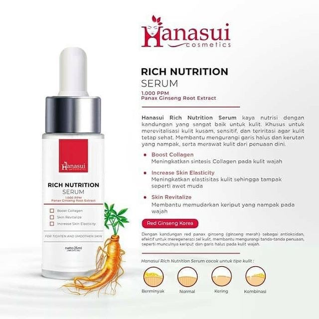 Hanasui Rich Nutrition Serum 25Ml