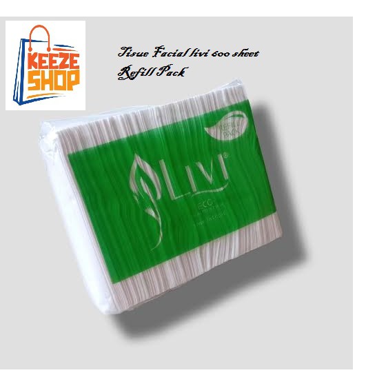 

LIVI Tissue Facial Refill 1 pack 600 sheet