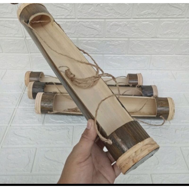 Pot Gantung Pot Bambu Hitam Bambu Gantung