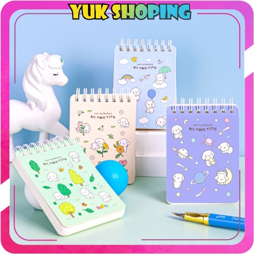 

✧YUKSHOPING✧ Spiral Notebook / Buku Tulis Buku Catatan Spiral Mini Pocket Size A7 S025