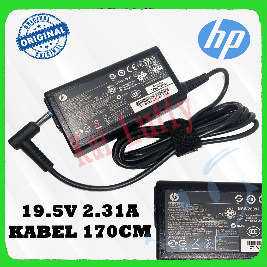 Charger Laptop HP ORIGINAL 14 14S CF1051TU dk0073au