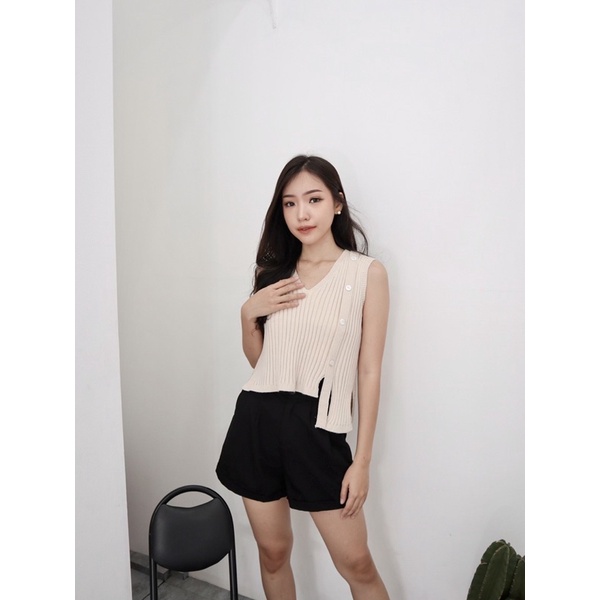 [LUXE.DLABEL] - D17 TOP | Atasan Rajut Import wanita Kaos wanita Atasan Wanita Atasan Korea wanita Korean top Croptop Croptee Atasan perempuan Top premium quality