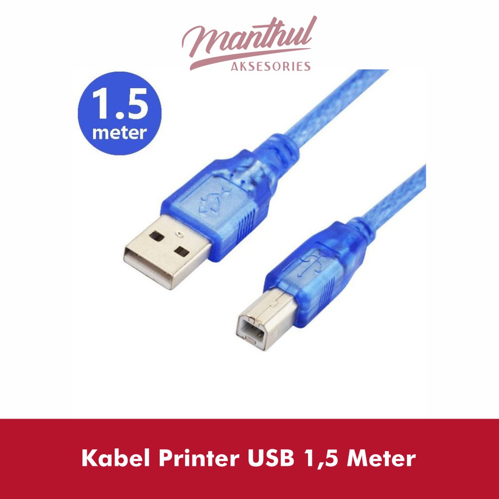 Kabel USB printer 1,5 M 2.0 High Quality