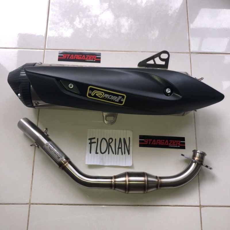 Knalpot ROB1 ROB 1 Aerox Nmax OLD ALL New Connected PCX Vario ADV Cap V