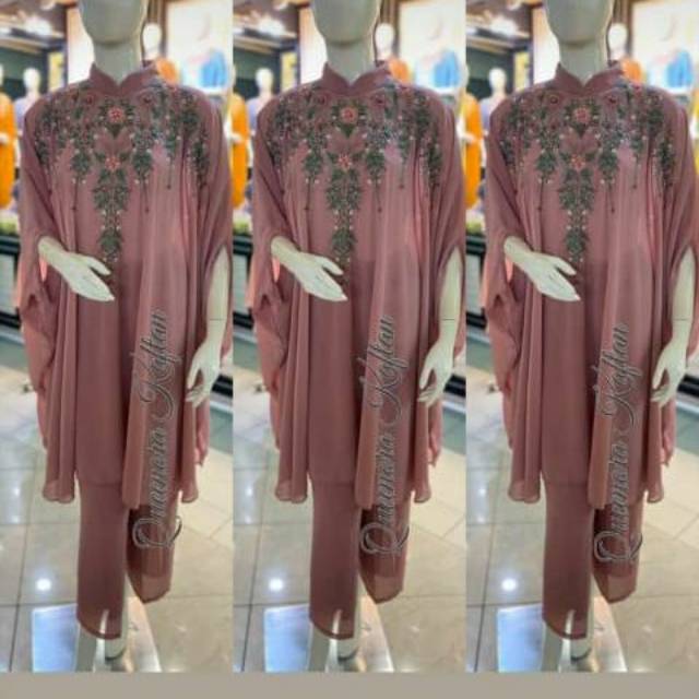 Kaftan set celana terbaru