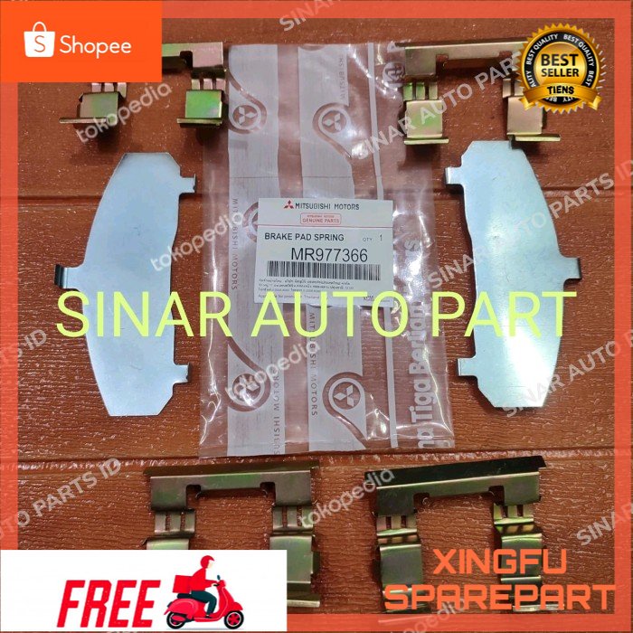 PART BRAKE PAD SPRING CLIP BRAKE PAD PLAT KUKU MITSUBISI L200 STRADA DOUBLE
