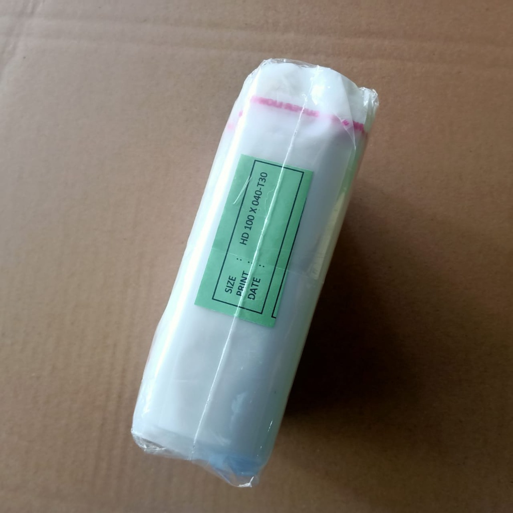 

PLASTIK HD SOFT / PLASTIK HD BURAM UKURAN 4 X 10 CM ISI 100 LBR