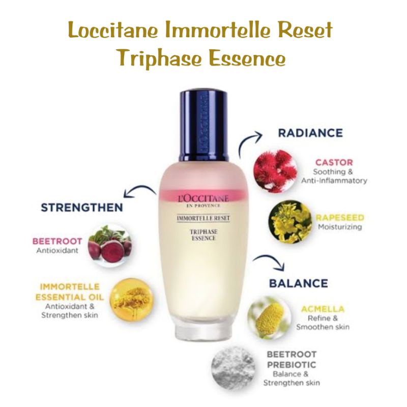 Loccitane Immortelle Reset Triphase Essence 150ml