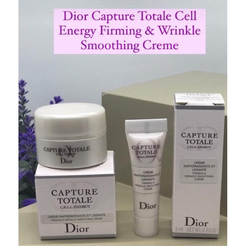 Dior Capture Totale Cell Energy Firming &amp; Wrinkle Smoothing Creme Cream 3ml 5ml