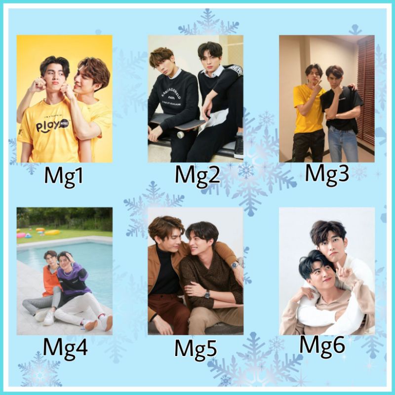 [BISA COD] FANKIT THAILAND (POSTER A3 COUPLE THAILAND) MEW GULF, BRIGHTWIN, TAYNEW, BKPP