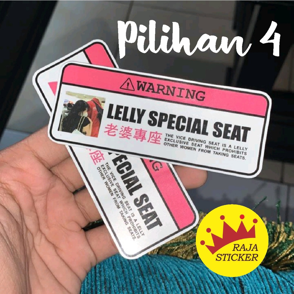 STICKER SPECIAL SEAT/STIKER SPESIAL SEAT/STICKER VIRAL SPECIAL SEAT/STIKER VIRAL SPESIAL SEAT/STICKER CUSTOM SPECIAL