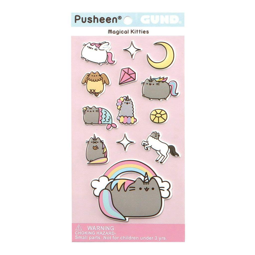 

Pusheen and Stormy Magical Kitties Sticker Sheet. Authentic Sticker from Gund. Local Seller.