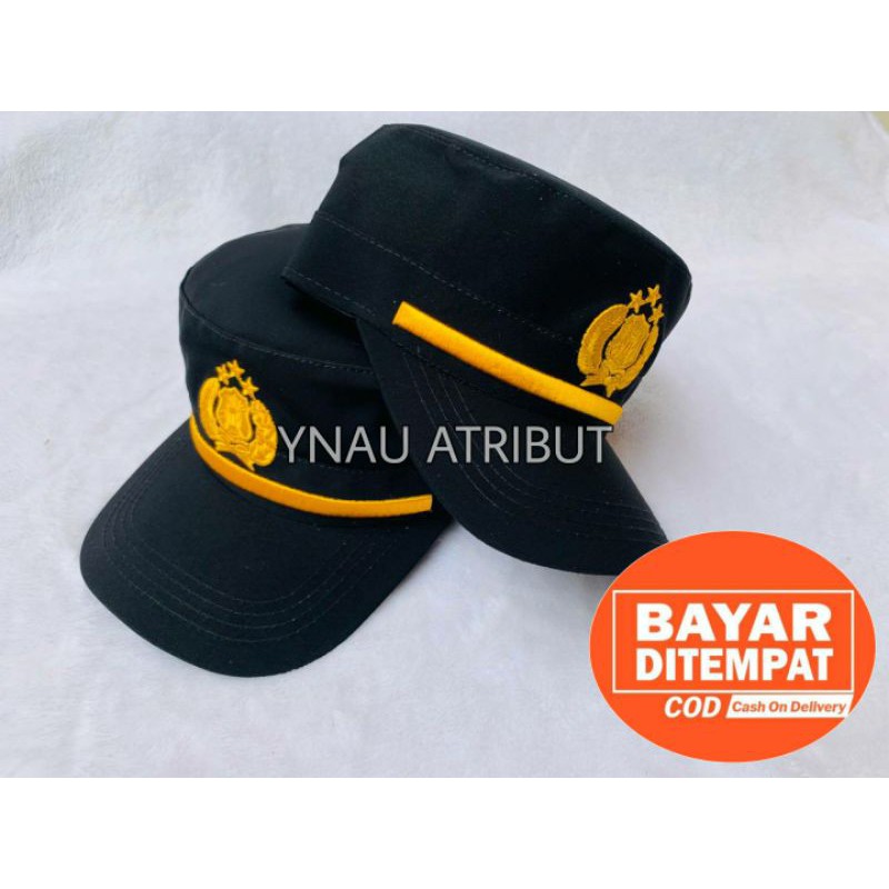Pilkep / Field Cap / Topi Komando Pama Polri Exclusive By YNAU ATRIBUT