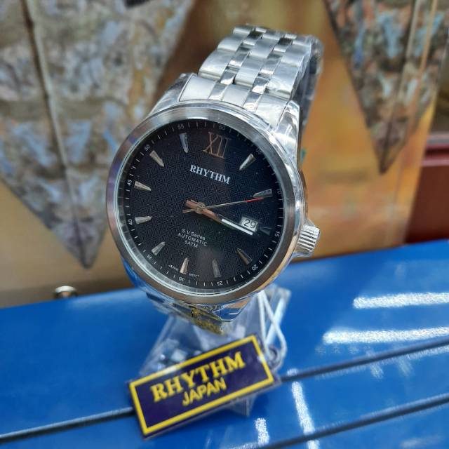 Jam Tangan Pria Automatic Rhythm AV 1503 Original Garansi