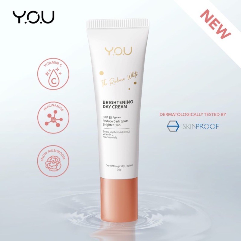 NEW !!! YOU RADIANCE WHITE SERIES (DAY,NIGHT,FACIALFOAM,SERUM,TONER)