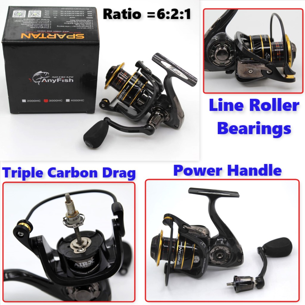 Reel Anyfish SPARTAN 3000 Power Handle