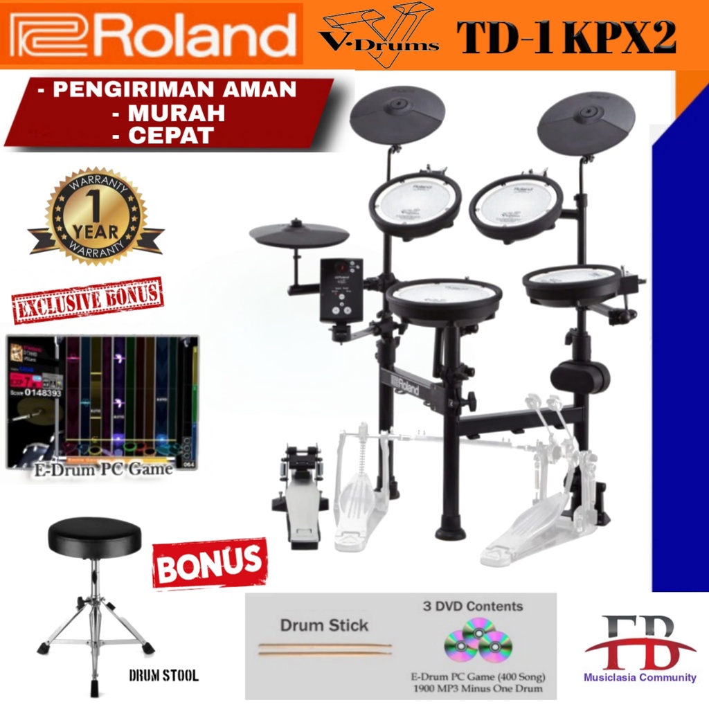 Roland TD 1KPX2 Electric Drum / TD1KPX2 / TD 1 KPX2 / TD1 KPX2 / TD 1 KPX 2 / TD 1 KPX 2 / TD1 KPX 2