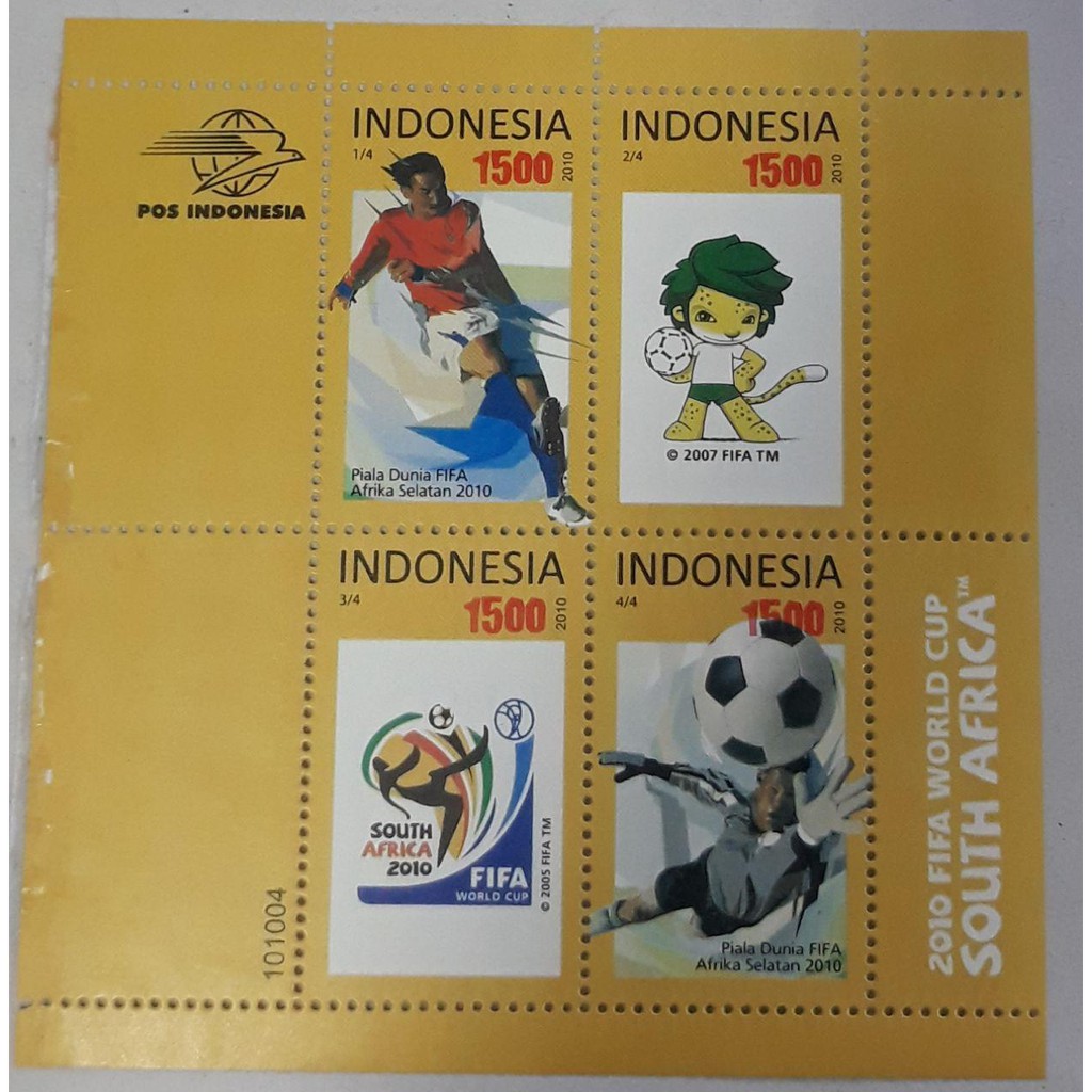 Prangko Set, Indonesia World Cup 2010