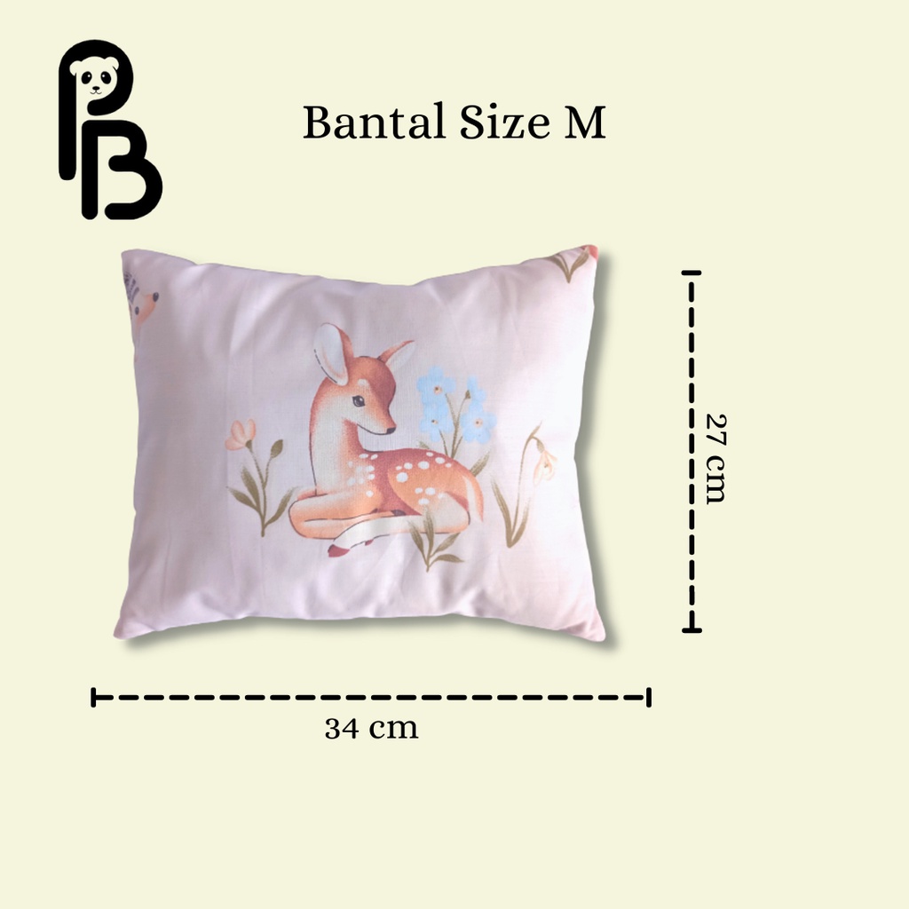 Precious Baby | Bantal Bayi Premium | Size M | Microfiber Impor | Bisa Pilih Motif | Bantal Baby | Baby Pillow | Bantal Anak | Pillow Kids | Bantal Precious Baby