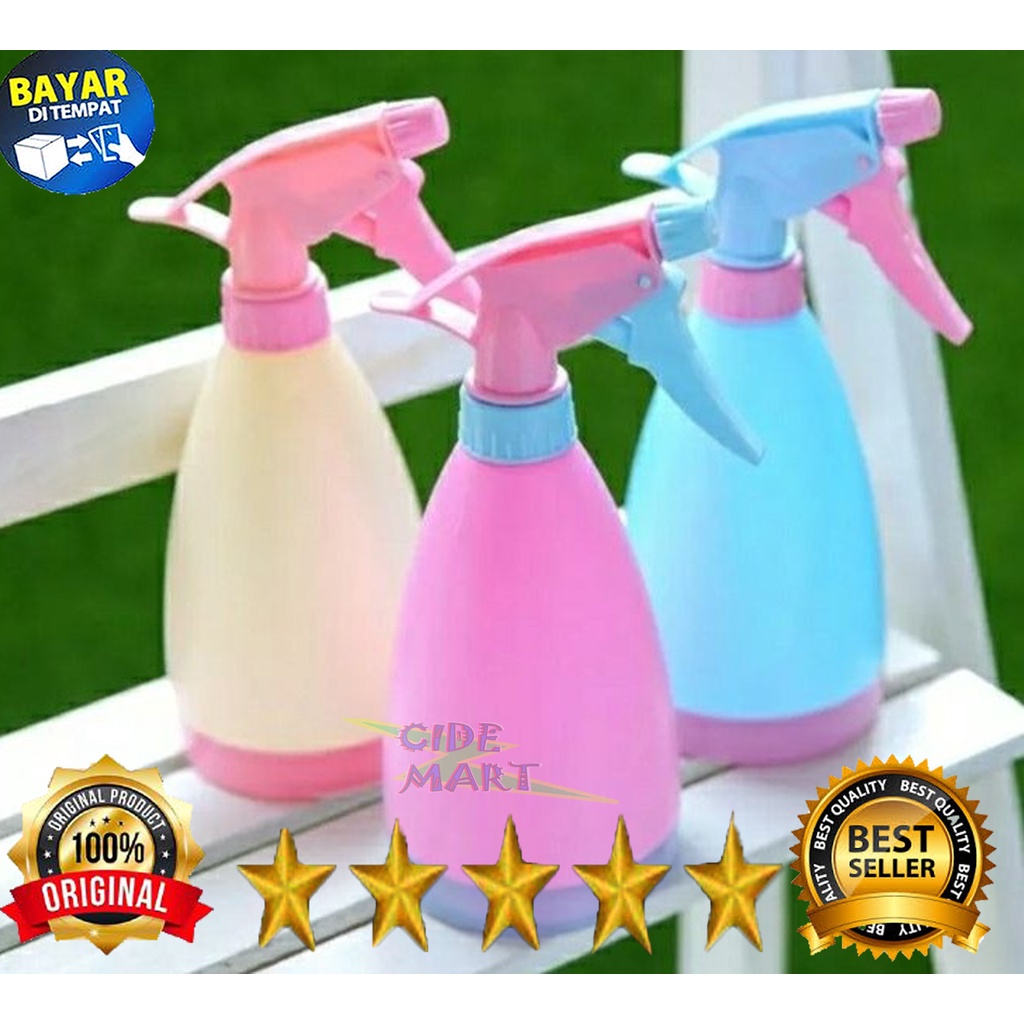 Semprotan Air Botol Semprot Tanaman Kaca Water Sprayer Kreatif 500ml