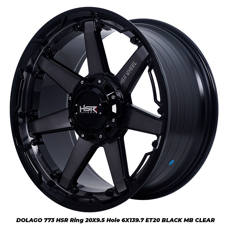 Velg Ring 20 HSR DOLAGO 773 Pelek Offroad Pajero Fortuner Ranger Strada Prado - Velg Mobil Surabaya