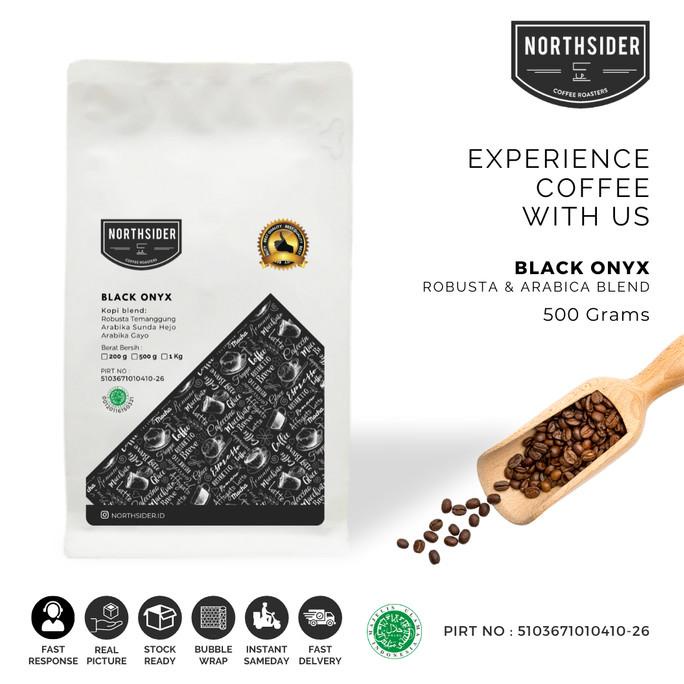 

BIJI KOPI SUSU BLACK ONYX BLEND - 500GR NORTHSIDER COFFEE