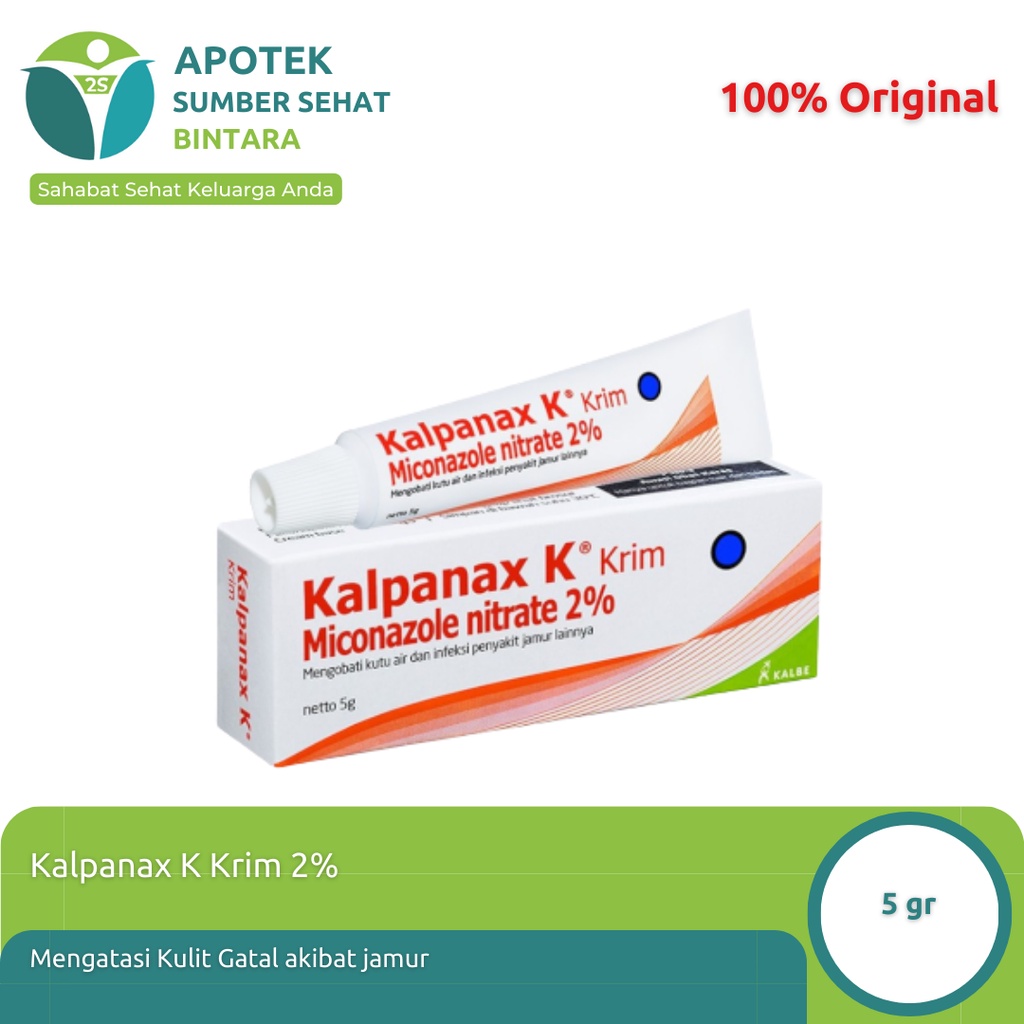 Kalpanax K Krim 2% Krim Gatal Anti Jamur