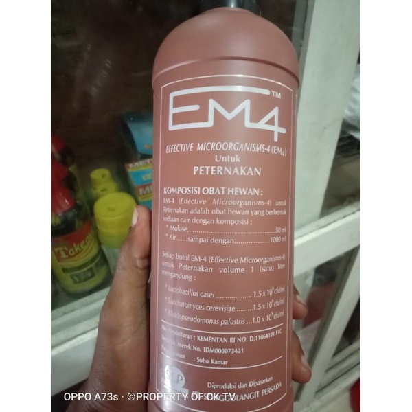 EM4 PETERNAKAN ISI 1 LITER UNTUK AYAM KAMBING SAPI