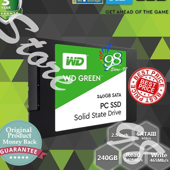 _ E7V SSD WD Green 240 GB 240GB - 2.5" 2,5" 2.5inch 2,5 inch SATA3 SATA III ✪ ♠