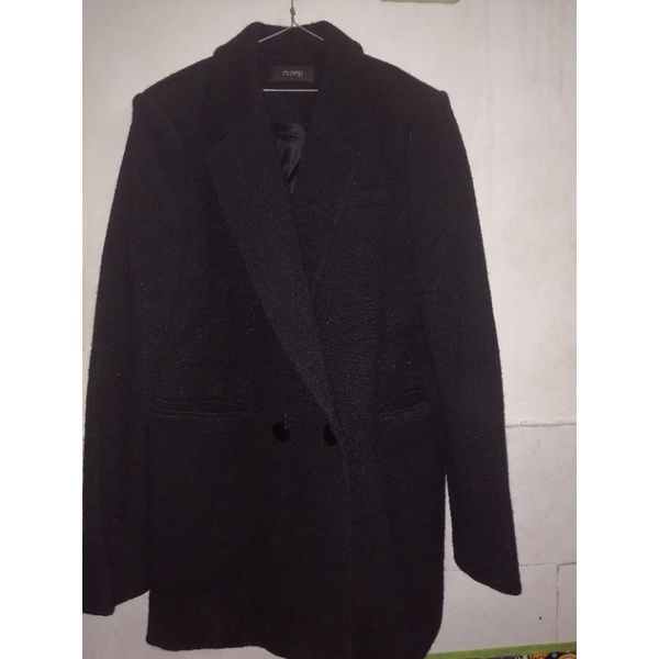 clovis coat blazer black