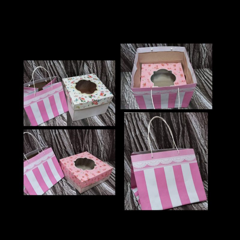

paperbag 27-27-20cm @10pcs free hangtag thank you
